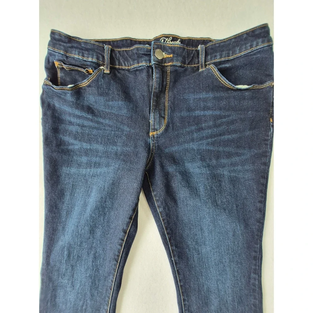 Universal Thread Mens Dark Wash Straight Leg Stretch Denim Jeans 14W